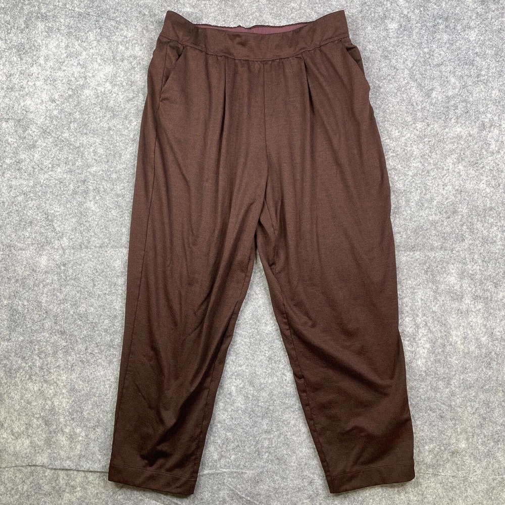REI Co-op Double Back Crop Pants Sweatpants Large Tapered Style 177554